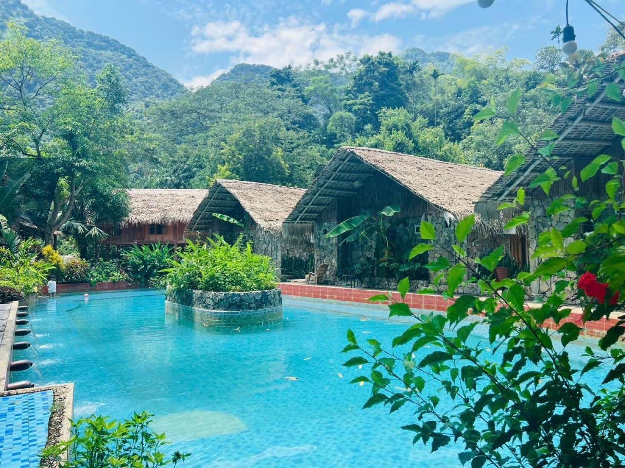 Lepont Mu Waterfall Bungalow Hoa Binh Luaran gambar